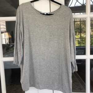 Meri Skye Light Gray Blouse